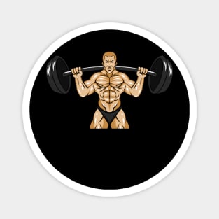 Weight Lifter Bodybuilder Magnet